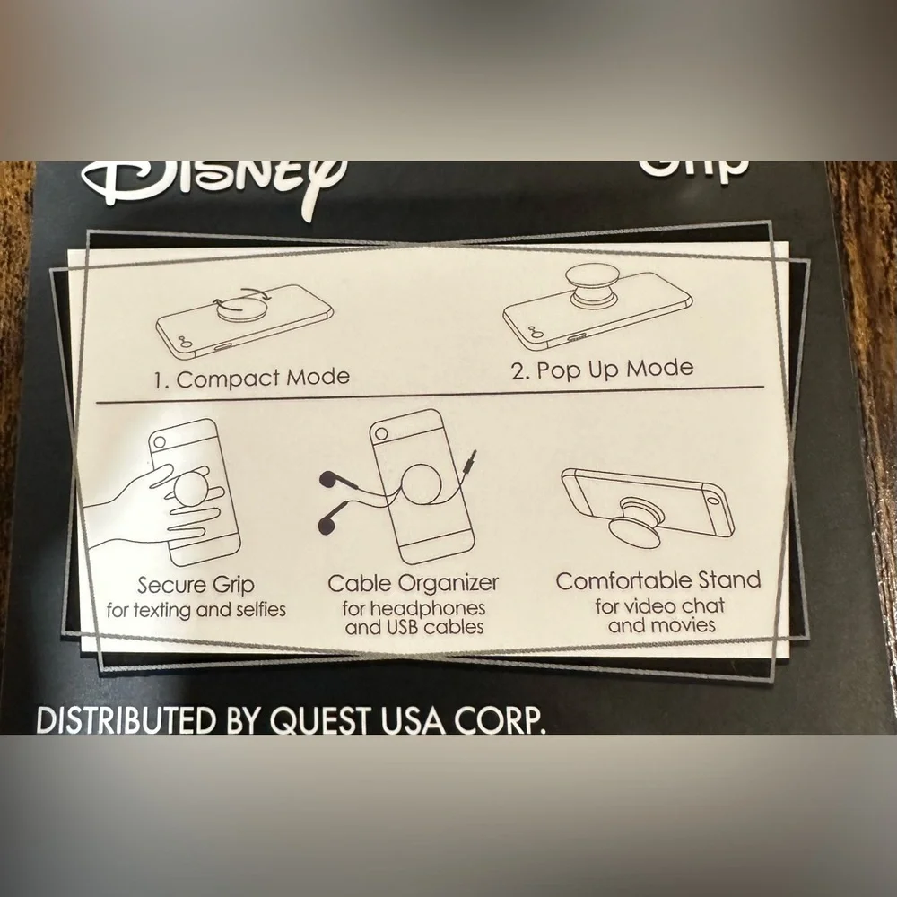 Disney Spinpop Little Mermaid Ariel Phone Grip NWT